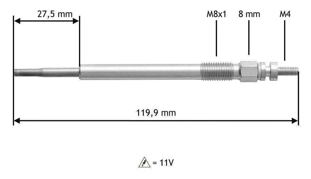 Bougie de préchauffage VALEO ref. 345123